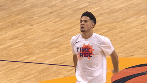 excited devin booker GIF by NBA