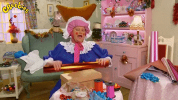 Merry Christmas GIF by CBeebies HQ