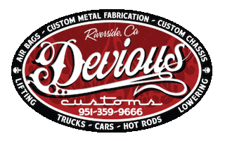 devious customs Sticker