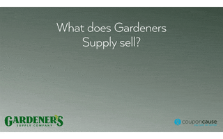 faq gardeners supply GIF by Coupon Cause