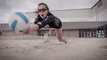 beach volleyball GIF by Missouri State University