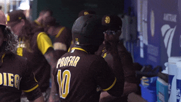 Major League Baseball Reaction GIF by San Diego Padres