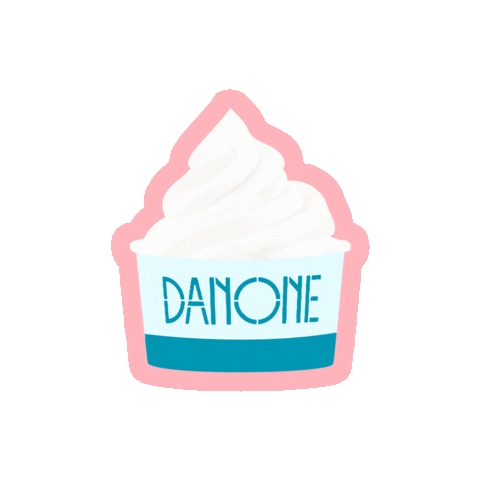 Yogurtería Danone Sticker