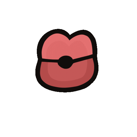 Lips Smile Sticker by JellaCreative