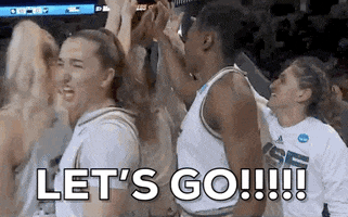 Lets Go Lg GIF by NCAA March Madness