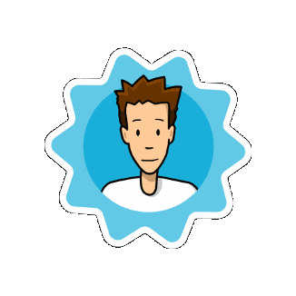 Tim And Moby Sticker by BrainPOP