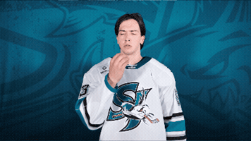 Hockey Kiss GIF by San Jose Barracuda