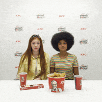 fried chicken wow GIF by KFC Italy