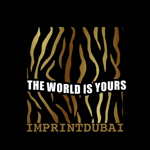 Logo World GIF by IMPRINTDUBAI