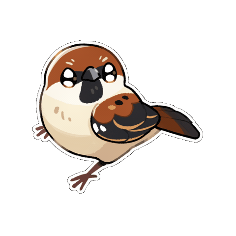 Bird 鳥 Sticker