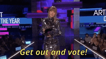 taylor swift vote GIF by AMAs