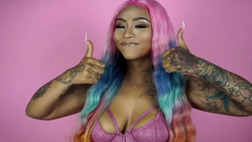 Cuban Doll Smile GIF