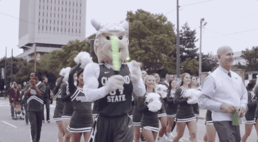 vikings marching GIF by Cleveland State University