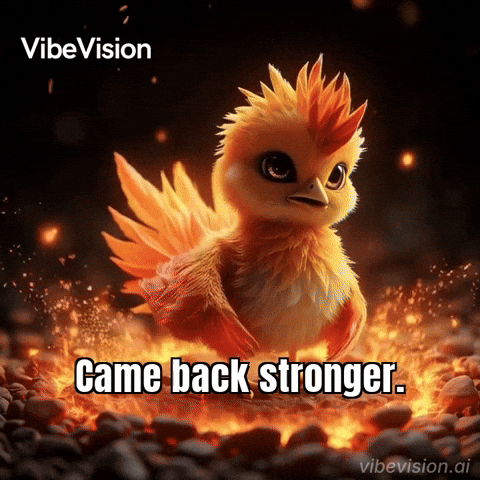 Came Back Power GIF by VibeVision