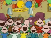 GIF of Peanuts celebrating