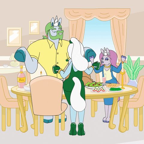 Holiday Family GIF by Glow The Unicorn
