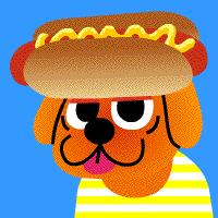 Sweating Hot Dog GIF by Paul Layzell
