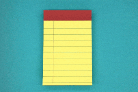 stop motion writing GIF by Julie Smith Schneider