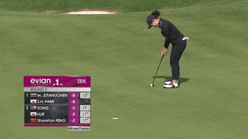 disgusted hole GIF by The Evian Championship