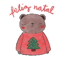 Christmas Bear Sticker by yashassegawa