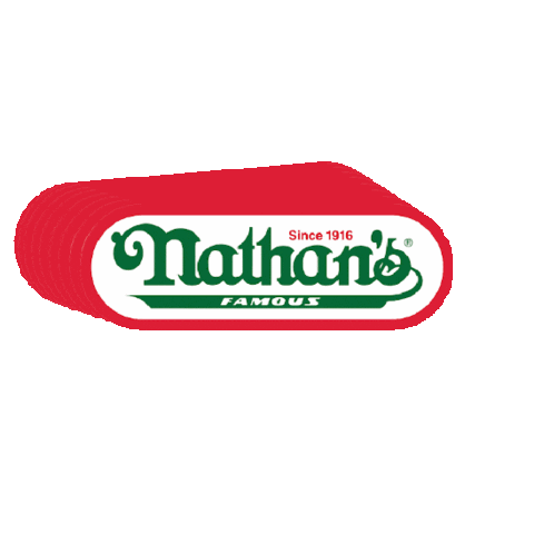 Original Nathan's Franks Sticker