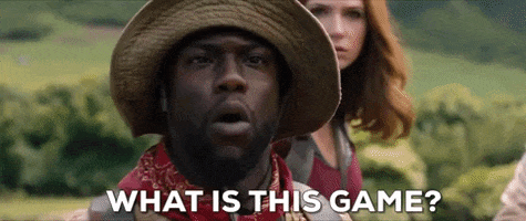 Kevin Hart What Is This Game GIF by Jumanji: Welcome to the Jungle - Find &  Share on GIPHY