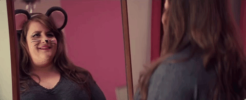 Crashing Aidy Bryant GIF