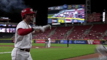 Excited Celebration GIF by Cincinnati Reds