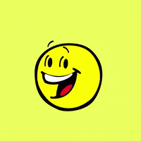 excited smiley face gif