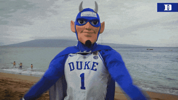Blue Devil Flex GIF by Duke Men's Basketball
