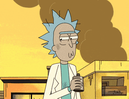 Rick And Morty Drinking GIF by moodman