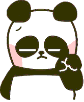 panda no GIF by Shiny bear
