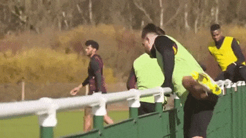 football jumping GIF by Aston Villa FC