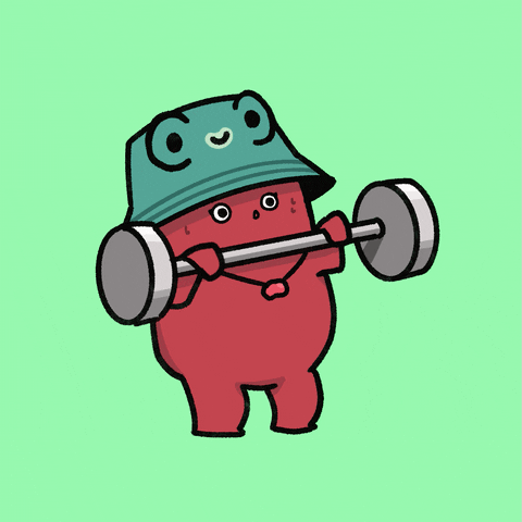 Work Out GIF by Tofu Beanz