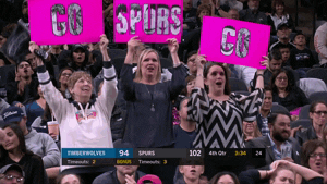 lets go pink GIF by NBA