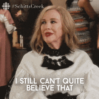 cant believe schitts creek GIF by CBC