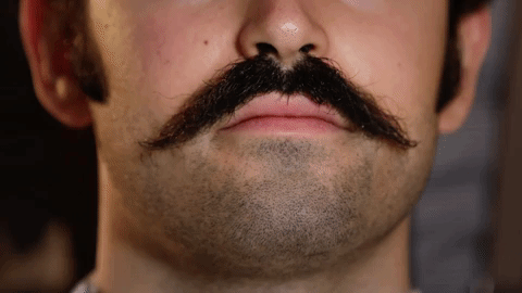 Moustache GIF by Ediz Anavi