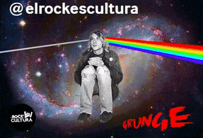 Kurt Cobain Rainbow GIF by EL ROCK ES CULTURA