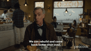 Come Back Better Bill Nye GIF by PeacockTV