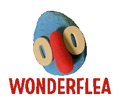 Wonderflea Sticker