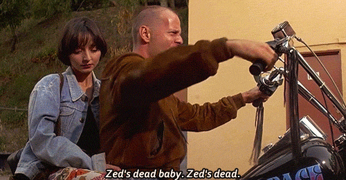Image result for zed's dead baby gif