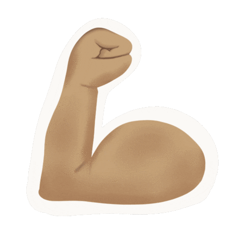 Gym Arm Sticker by Astromistica