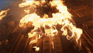 Resultado de imagen para burning books gif