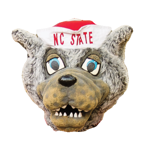 Nc State Mr. Wuf Sticker by NC State Alumni
