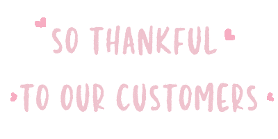 Delivery Thank You Sticker by Pretty Little Designs