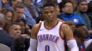 russell westbrook sign GIF by NBA