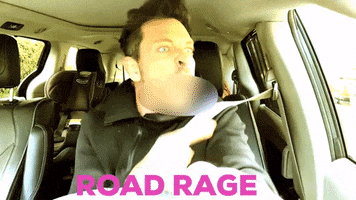 Road Rage Reaction GIF by Chris Mann
