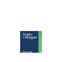 Watts & Morgan Estate Agents Sticker