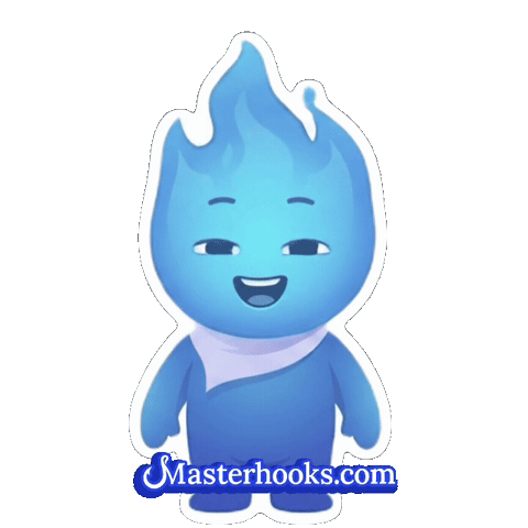 Scared Sticker Sticker by Masterhooks
