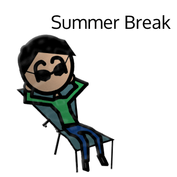 Relaxing Summer Time Sticker